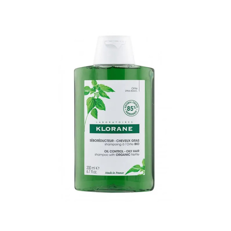 Klorane Shampooing À L'ortie 200ml - Purifiez vos cheveux | Kermatone