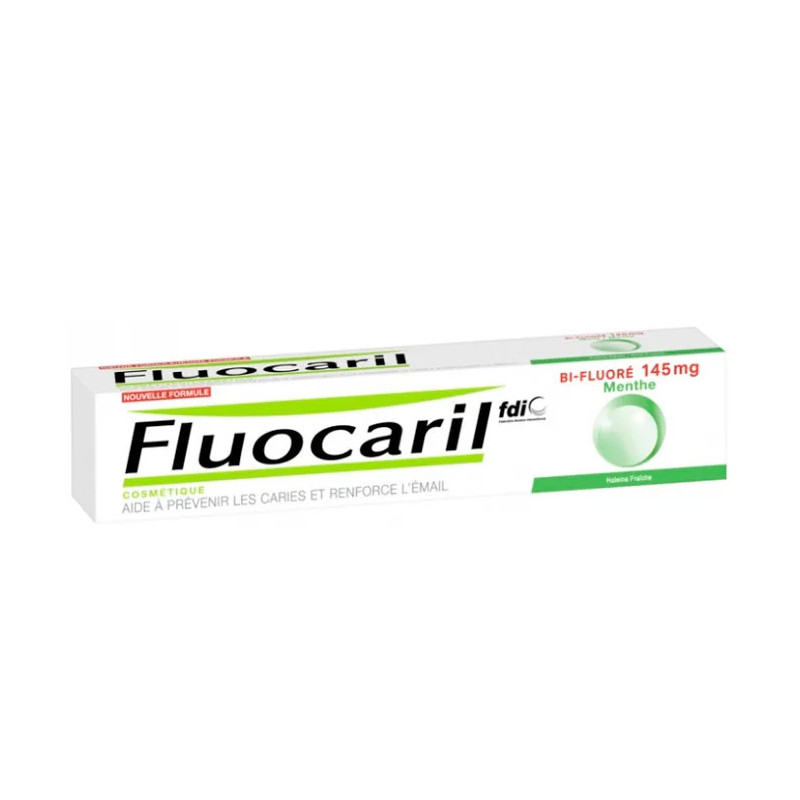 Fluocaril Bi-Fluoride Pâte Menthe 75ml - Protection Dentaire Kermatone