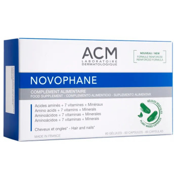 ACM Novophane 60 Capsules - Renforcez Vos Cheveux avec Kermatone
