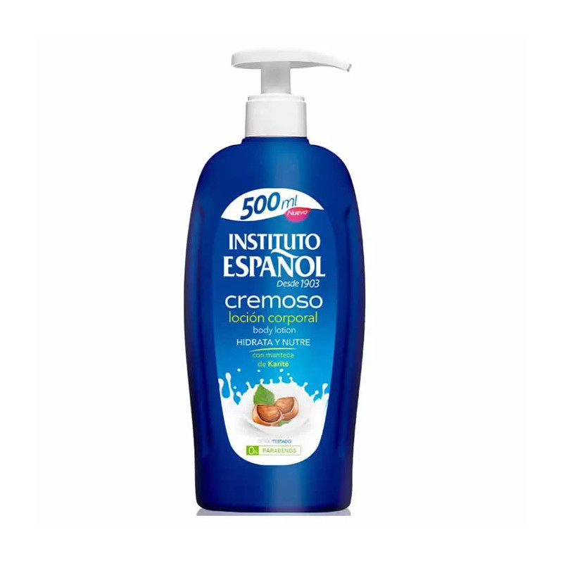 Crème Corporelle Émolliente Karité 500ml - Instituto Español | Kermatone
