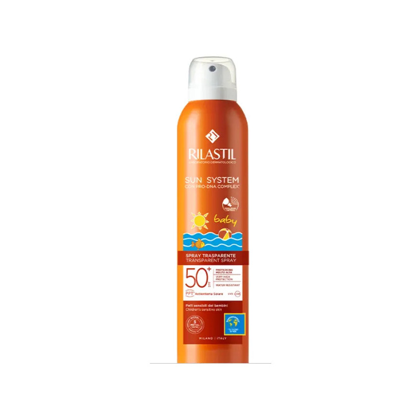 Rilastil Sun System Baby Spray Transparent SPF 50+ | Kermatone