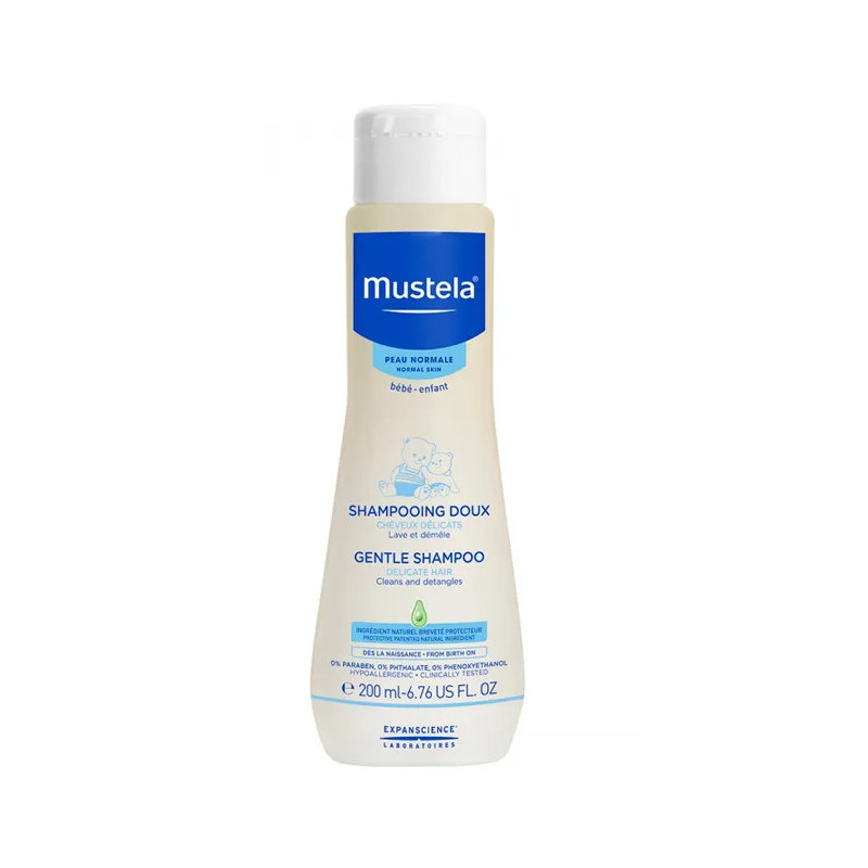 Mustela Shampooing Doux 200ml - Soin bébé Kermatone