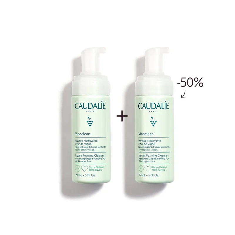 Caudalie Vinoclean Mousse Nettoyante – Pureté & Fraîcheur | Kermatone