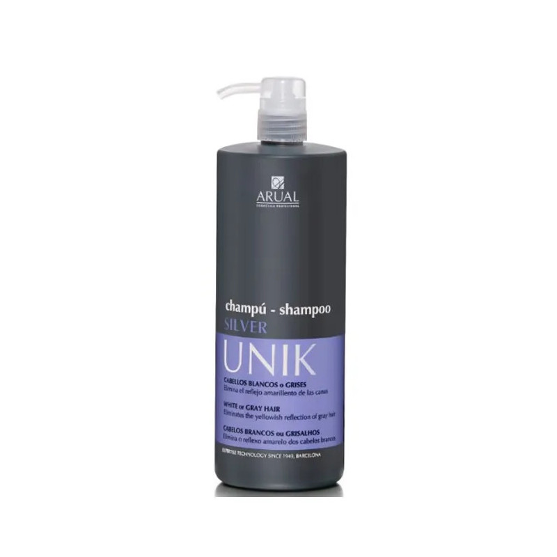 Arual Unik Silver Shampooing 1000ml - Éclat et Brillance | Kermatone