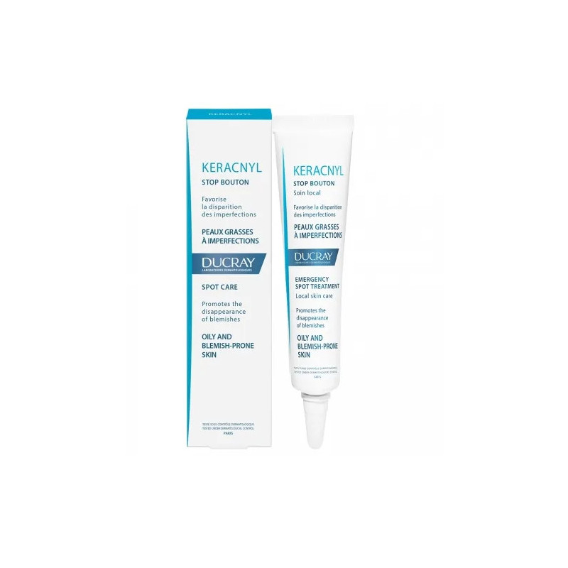 Ducray Keracnyl Stop Blackheads - Éliminez vos points noirs Kermatone