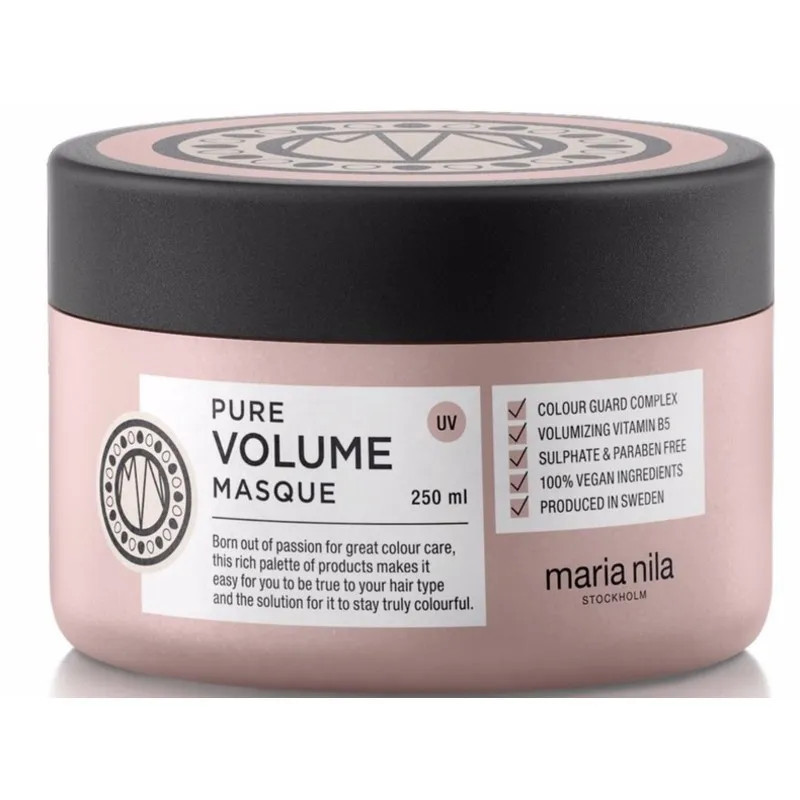 Maria Nila Pure Volume Masque 250ml - Soin Cheveux Volumineux Kermatone