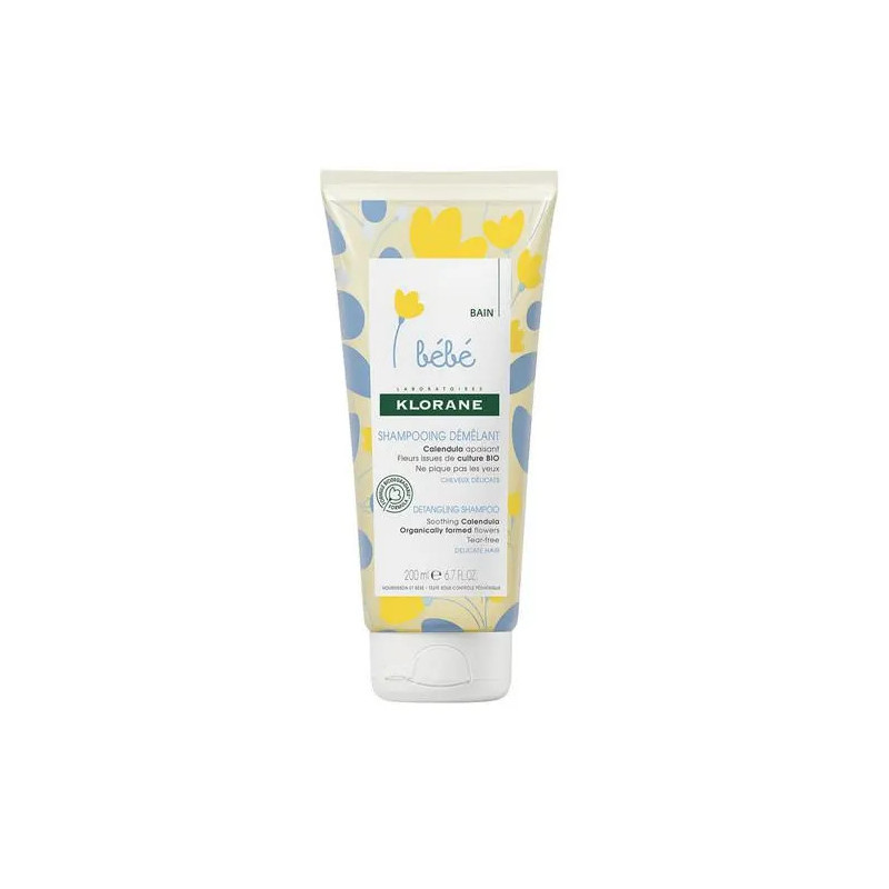 Klorane Baby Shampooing Démêlant Doux 200ml - Kermatone