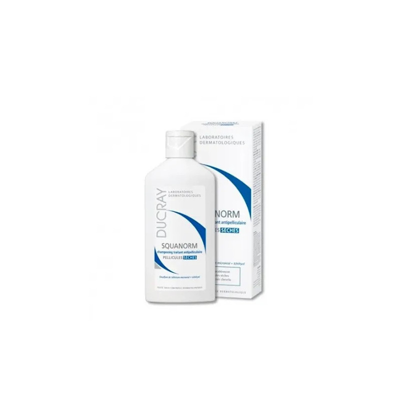 Shampooing antipelliculaire Ducray Squanorm 200ml - Kermatone