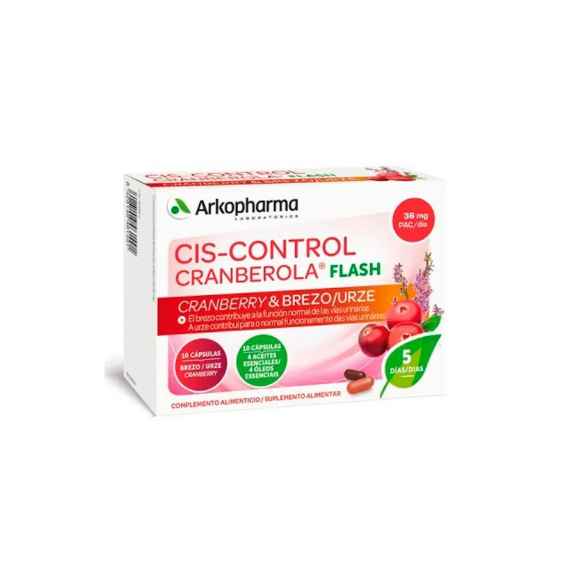 Cis-Control Cranberola Flash - Confort Urinaire Kermatone
