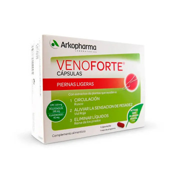 Arkopharma Venoforte : confort veineux en 30 capsules | Kermatone
