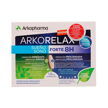 Arkopharma Arkorelax Sleep Forte 8H - Complément Sommeil Kermatone