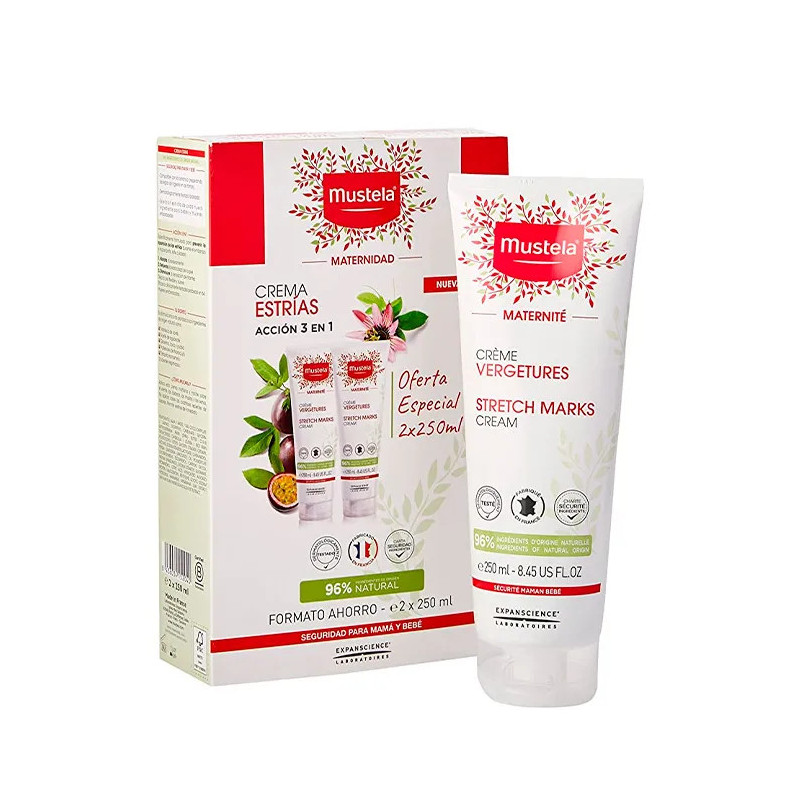 Crème prévention vergetures Mustela 2x250ml - Kermatone