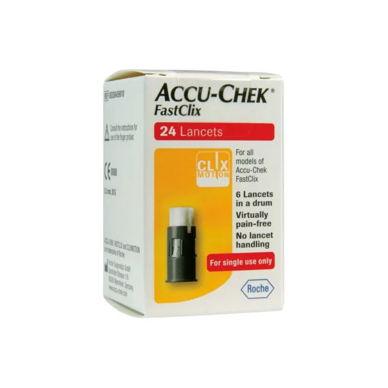 Accu-Chek Fastclix Lancettes - Prélèvement facile | Kermatone