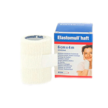 Bandage Elastomull Haft 6x4cm - Confort et Flexibilité | Kermatone