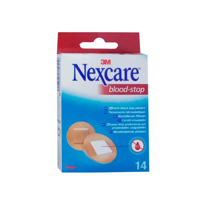 Nexcare Blood Stop 14U - Compresses hémostatiques efficaces | Kermatone