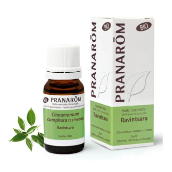 Huile Essentielle Ravintsara 10ml - Bien-être et Immunité | Kermatone