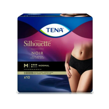 Tena Silhouette Normal Black M - Confort & Discrétion | Kermatone