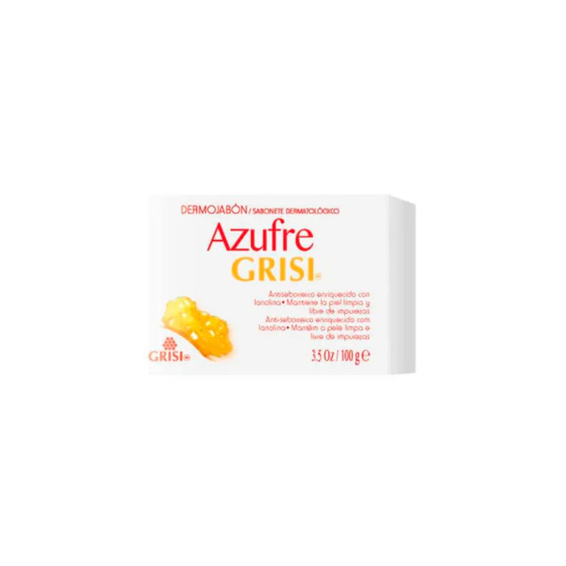 Savon Dermo Sulfur Grisi 100g – Idéal pour Peaux Acnéiques | Kermatone