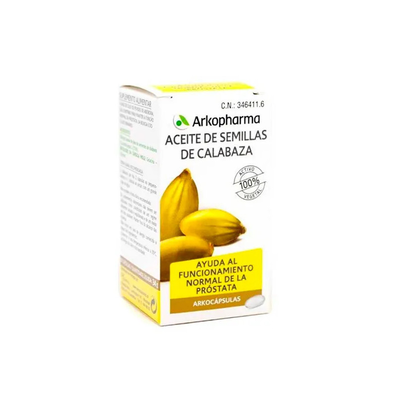 Arkopharma Arkocápsulas Huile de Pépins de Courge - Kermatone