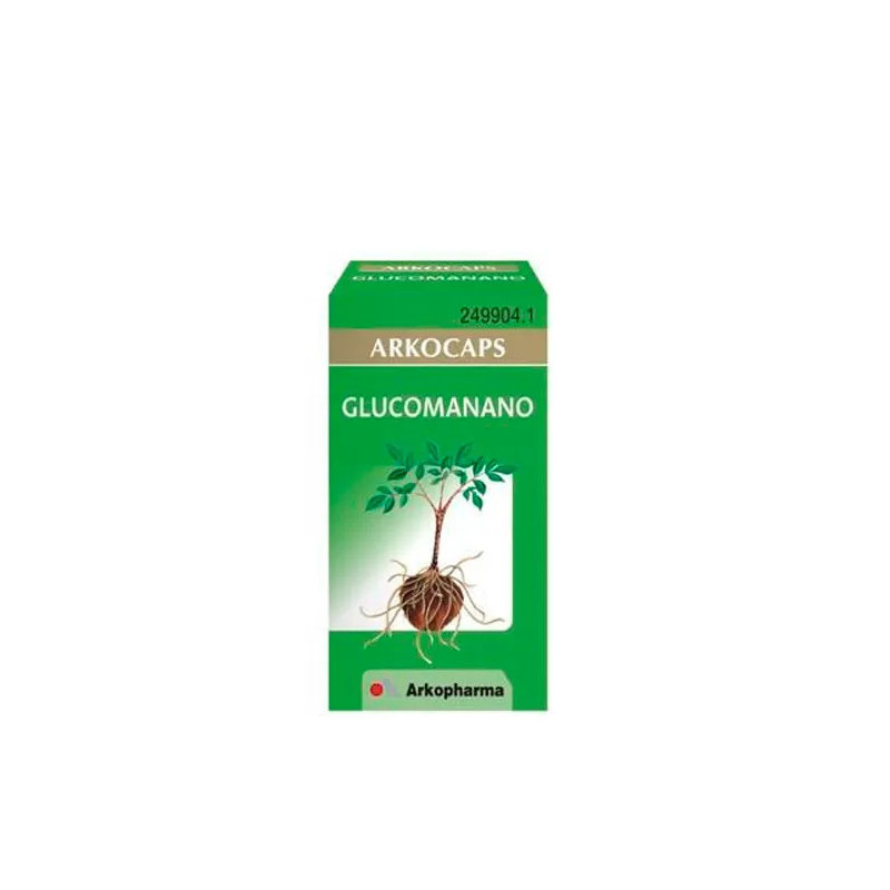 Arkopharma Glucomanano 80 Caps | Satiété efficace - Kermatone