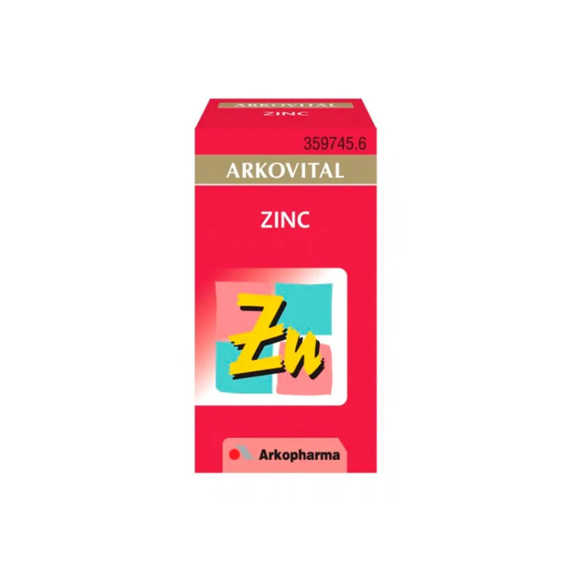 Arkopharma Zinc 50 Caps - Soutien Immuitaire | Kermatone
