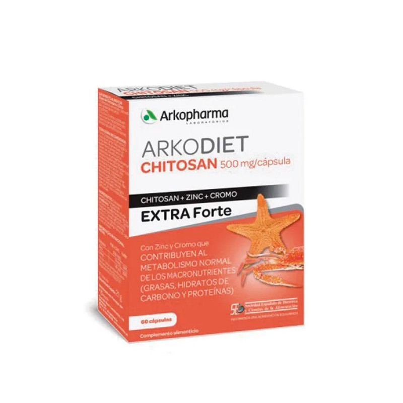 Chitosan Extra Forte 500mg - Arkopharma Kermatone