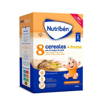 Nutribén 8 Céréales et Miel 4 Fruits - Repas équilibré Kermatone