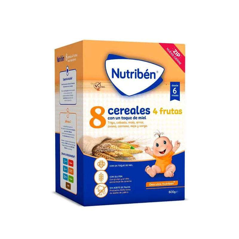 Nutribén 8 Céréales et Miel 4 Fruits - Repas équilibré Kermatone