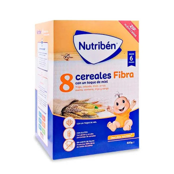 Nutribén 8 Céréales et Miel Fibre - Repas sain pour bébés | Kermatone