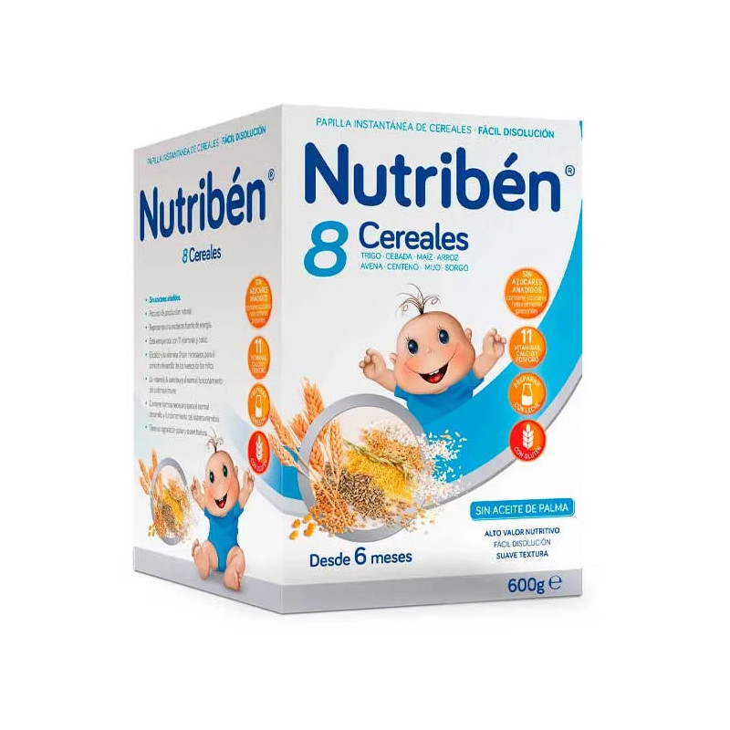 Nutribén Papilla 8 Céréales - Alimentation Bébé Kermatone