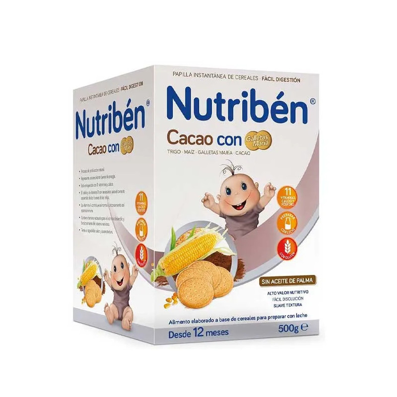 Nutribén Cacao aux Biscuits Maria 500g - Kermatone