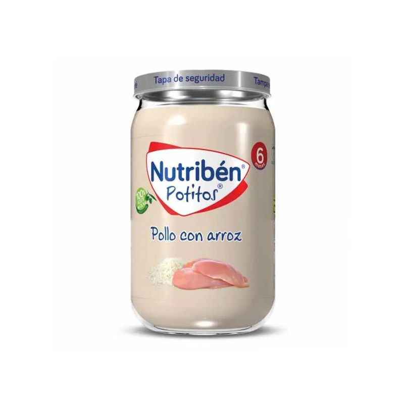 Nutribén Poulet avec Riz 235g - Repas Bébé Savoureux | Kermatone