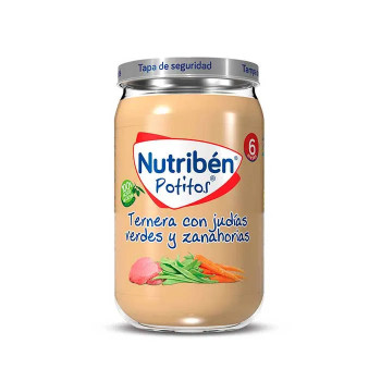 Nutribén Boeuf avec Haricots Verts et Carottes - Repas Bébé Kermatone