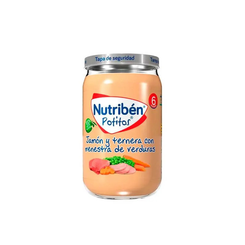 Nutribén Potito Jambon Boeuf Légumes 235g - Repas Bébé Kermatone