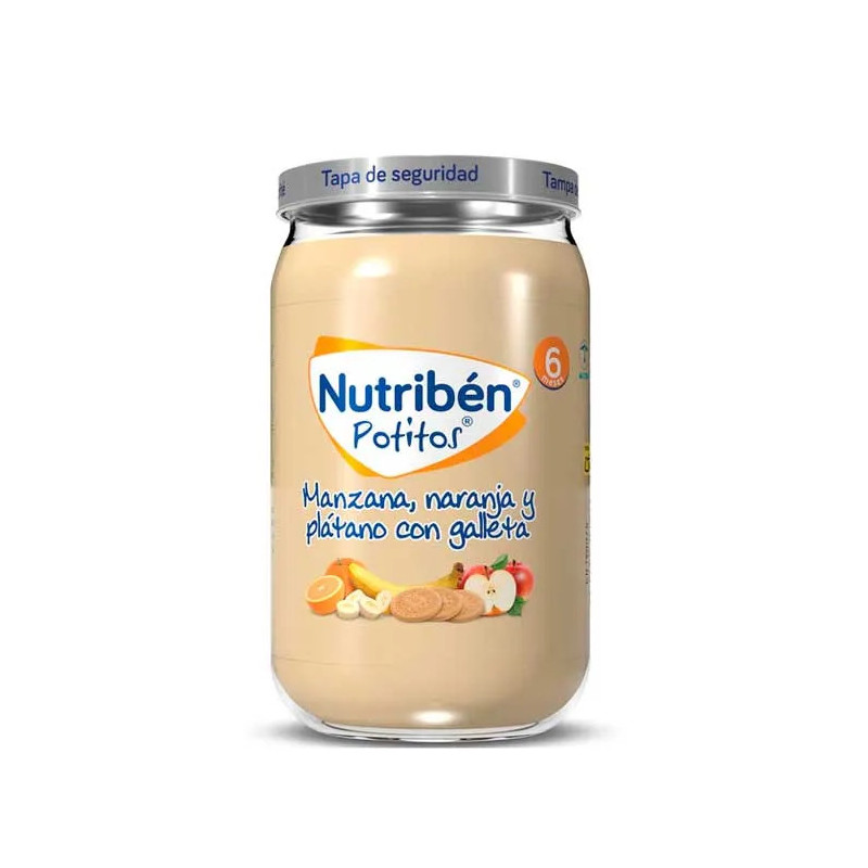 Nutribén Pomme, Orange, Banane & Biscuits 235g – Kermatone