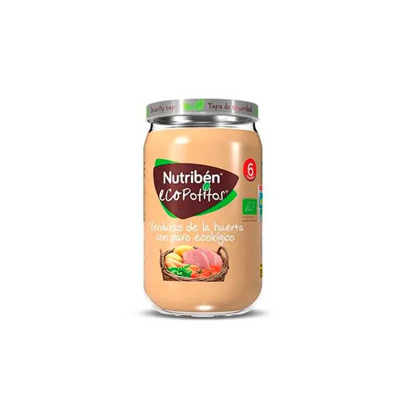 Nutribén Ecopotitos Légumes et Dinde - Repas Bébé Kermatone