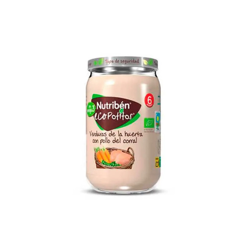 Nutribén Ecopotito Légumes et Poulet 235g - Repas Bébé Kermatone