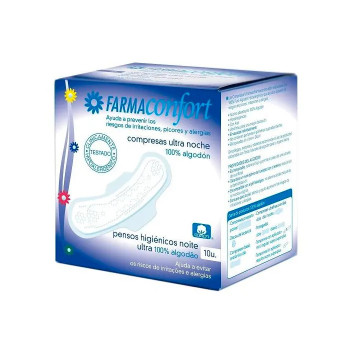 Serviettes de Nuit Farmaconfort Wings - Protection optimale Kermatone
