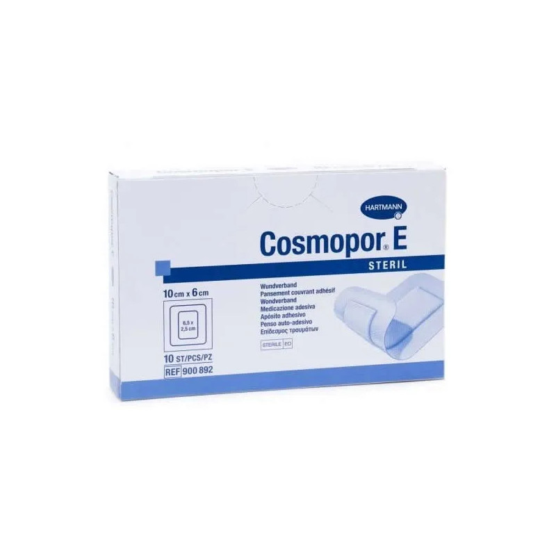 Hartmann Cosmopor E Pansements Absorbants 10x6 cm - Kermatone
