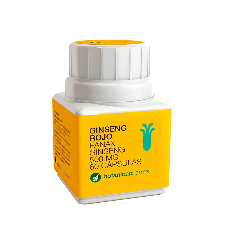 BotánicaPharma Red Ginseng 500mg - Énergie Naturelle | Kermatone