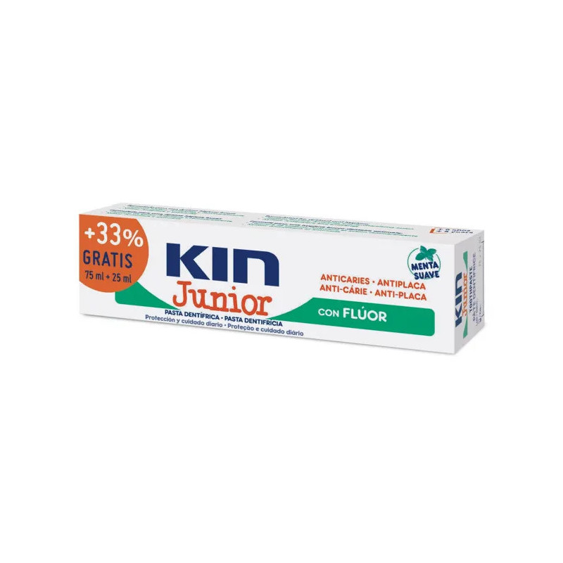 Kin Dentifrice Junior Menthe Douce - Protection Dentaire Enfant | Kermatone