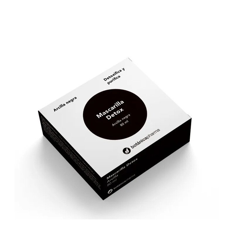 Masque détox argile noire Botanicapharma 80ml - Kermatone