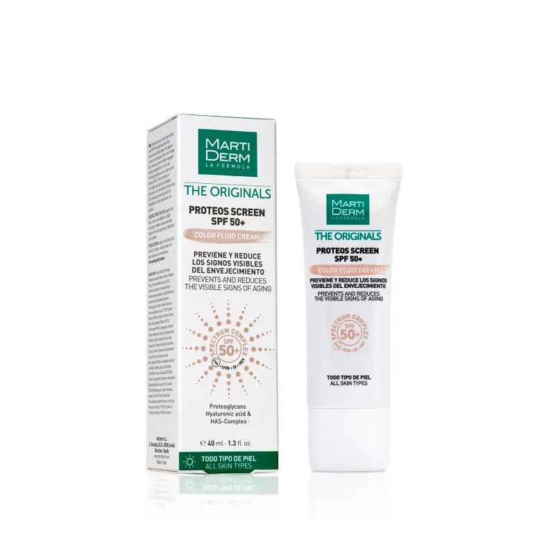 Martiderm Proteos Screen SPF 50+ Crème Colorée - Kermatone
