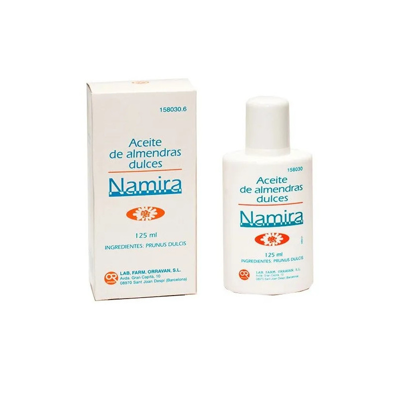 Orravan Namira Huile d'Amande 125ml | Hydratation Kermatone