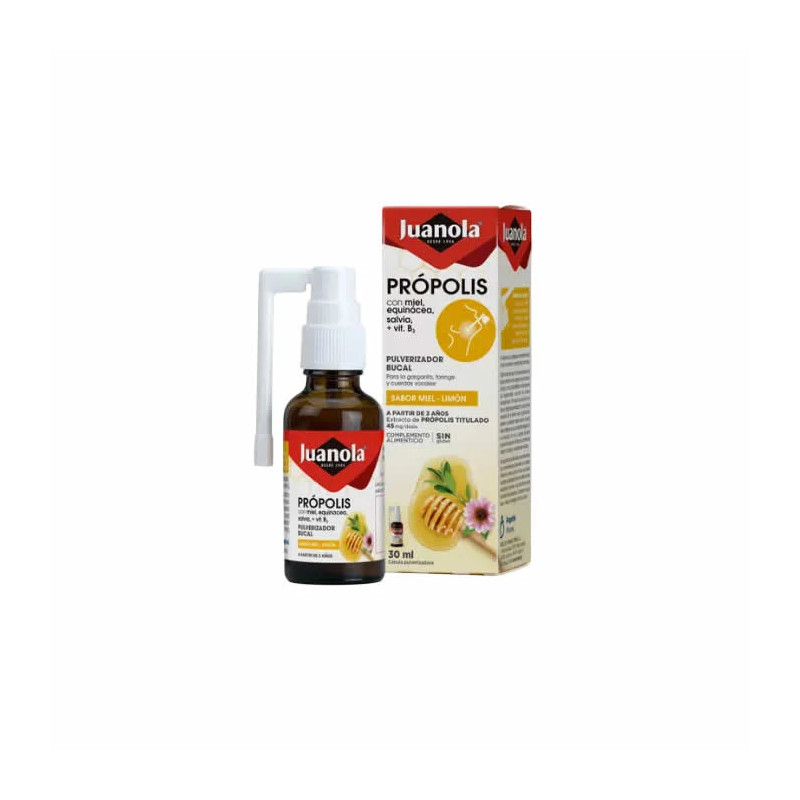Spray Buccal Juanola Miel Échinacée Sauge 30ml - Kermatone