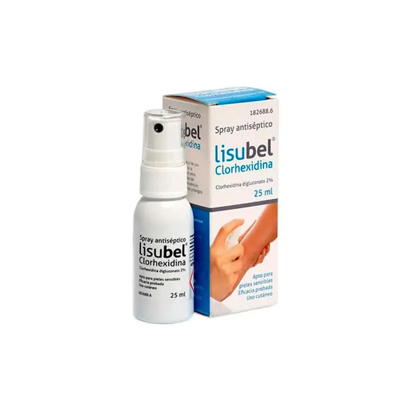 Lisubel Spray Clorhexidina 2% - Soin Antiseptique Kermatone