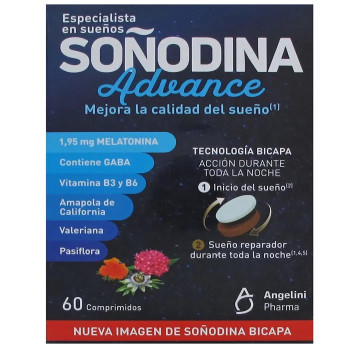 Angelini Soñodina 60 Tablettes – Beauté intérieure Kermatone