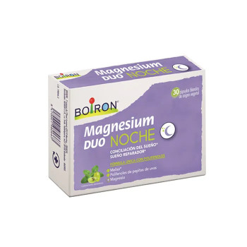 Magnesium Duo Nuit 30 Gélules Relaxantes - Kermatone