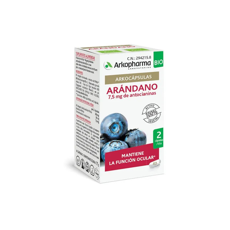 Arkopharma Myrtille Bio - Complément santé des yeux | Kermatone