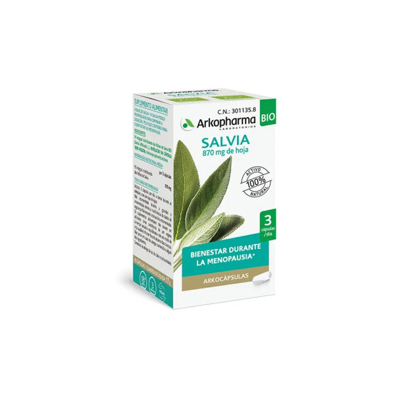 Arkopharma Arkocapsulas Sage - Complément Régulateur Hormonal Kermatone